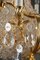 Lustre en Forme de Panier à 10 Lumières en Bronze doré et Cristal, 19ème Siècle 15