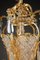 Korbförmiger Kronleuchter aus Ormolu & Kristallglas, 19. Jh. 6