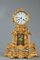 Late 19th Century Ormolu Mantel Clock with Floral Decoration 2