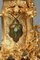 Orologio da camino Ormolu della fine del XIX secolo con decorazioni floreali, Immagine 7