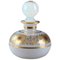 Frasco de perfume pequeño de vidrio opalino con decoración Desvignes, Imagen 1