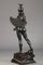 Late 19th Century Bronze The Warrior Sculpture by Auguste De Wever 9