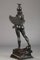Late 19th Century Bronze The Warrior Sculpture by Auguste De Wever, Image 9