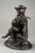 19th-Century Bronze Sculpture Mandolin Player, Image 4