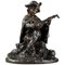 19th-Century Bronze Sculpture Mandolin Player, Image 1