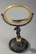 19th Century Charles X Gilt and Patinated Bronze Pivoting Mirror 4