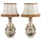 Louis XV Style French Porcelain Table Lamps, Set of 2 1
