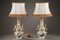 Lampes de Bureau Style Louis XV en Porcelaine, France, Set de 2 10