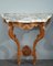 Louis XV-Style Console Tables with Marble Tops, Set of 2 2