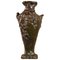 Jugendstil Vase aus Bronze, Ende 19. Jh. von Marcel Debut 1