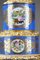 Paris Porcelain and Ormolu Oil Lamps with Polychromatic Decoration, Set of 2 4