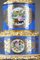 Paris Porcelain and Ormolu Oil Lamps with Polychromatic Decoration, Set of 2, Image 4