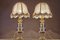 Paris Porcelain and Ormolu Oil Lamps with Polychromatic Decoration, Set of 2, Image 6