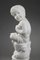 Figurine Putto en Marbre avec Ressorts de Blé, 20ème Siècle 6