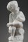 Figurine Putto en Marbre avec Ressorts de Blé, 20ème Siècle 2