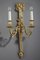 Late 19th Century Louis XVI Style Gilt Bronze Wall Lights, Set of 2 10