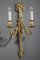 Louis XVI Wandlampen aus vergoldeter Bronze, spätes 19. Jh., 2er Set 10