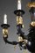 Lámpara de araña antigua de bronce con seis luces, Imagen 6