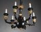 Antique Restoration Six-Light Bronze Chandelier 7