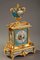 Ormolu and Porcelain Table Clock with Galant Scenes, Image 9