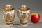 Jarrones Satsuma pequeños de porcelana, siglo XX. Juego de 2, Imagen 2