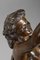 Femme Aux Colombes Skulptur aus Bronze von Charles-Alphonse Gumery 9
