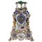 Porcelain Mantle Clock in the Style of Jacob Petit, Image 1