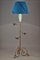 Floor Lamp with Blue Ceramic Figure, 1950s, Image 2