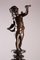 Andirons Napoleone III in bronzo patinato, XIX secolo, set di 2, Immagine 3
