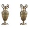 Vases Austro-Hongrois en Argent Doré avec Pierres Précieuses, 19ème Siècle, Set de 2 1