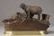 Bronze Tintenfass Les Moutons à L'Abreuvoir Skulptur von Jules Moigniez 7