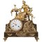 19th-Century Empire Ormolu Mantel Clock, Image 1