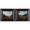 After Elias Martin, Landscapes, Oil on Panels, Encadré, Set de 2 1