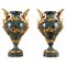 Vases en Marbre et Bronze Doré, Fin 19ème Siècle, Set de 2 1