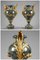 Jarrones de mármol y bronce dorado de finales del siglo XIX. Juego de 2, Imagen 6
