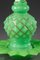 Mid-19th-Century Green Opaline Flasks, Set of 2 6