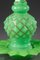 Mid-19th-Century Green Opaline Flasks, Set of 2, Image 6