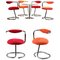 Cobra Chairs attributed to Giotto Stoppino for Alessi, Set of 8 1