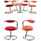 Cobra Chairs attributed to Giotto Stoppino for Alessi, Set of 8, Image 1