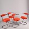 Cobra Chairs attributed to Giotto Stoppino for Alessi, Set of 8 7