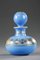 Blue Opaline Perfume Bottles with Desvignes Decoration, Set of 2, Image 4