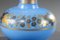 Bottiglie da profumo blu opaline con decorazione Desvignes, set di 2, Immagine 3
