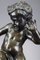 Bronzeskulptur, von einem Krebs eingeklemmtes Kind im Stil von Jean-Baptiste Pigalle 10
