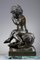 Bronzeskulptur, von einem Krebs eingeklemmtes Kind im Stil von Jean-Baptiste Pigalle 7