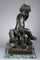 Bronzeskulptur, von einem Krebs eingeklemmtes Kind im Stil von Jean-Baptiste Pigalle 5