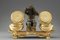 Small Louis XVI Style Inkwell Depicting Cupid Playing Timbales 8