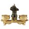 Small Louis XVI Style Inkwell Depicting Cupid Playing Timbales 1