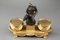 Small Louis XVI Style Inkwell Depicting Cupid Playing Timbales 9