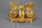 Louis XVI Style Gilt Bronze L'Amour Timbalier Inkwell, Image 15