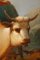 Dieboldt, Paisajes con vacas, óleo sobre tabla, Juego de 2, Enmarcado, Imagen 10